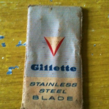 Remember when stainless steel razor blades were sold wrapped in paper? No? I don't either...