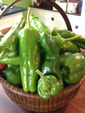 basket of peppers